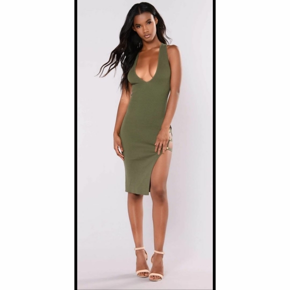 sexy olive green dress Zapakasa Women Olive Green Neck Scarf Long Formal Dress Halter Mermaid  Evening Dress